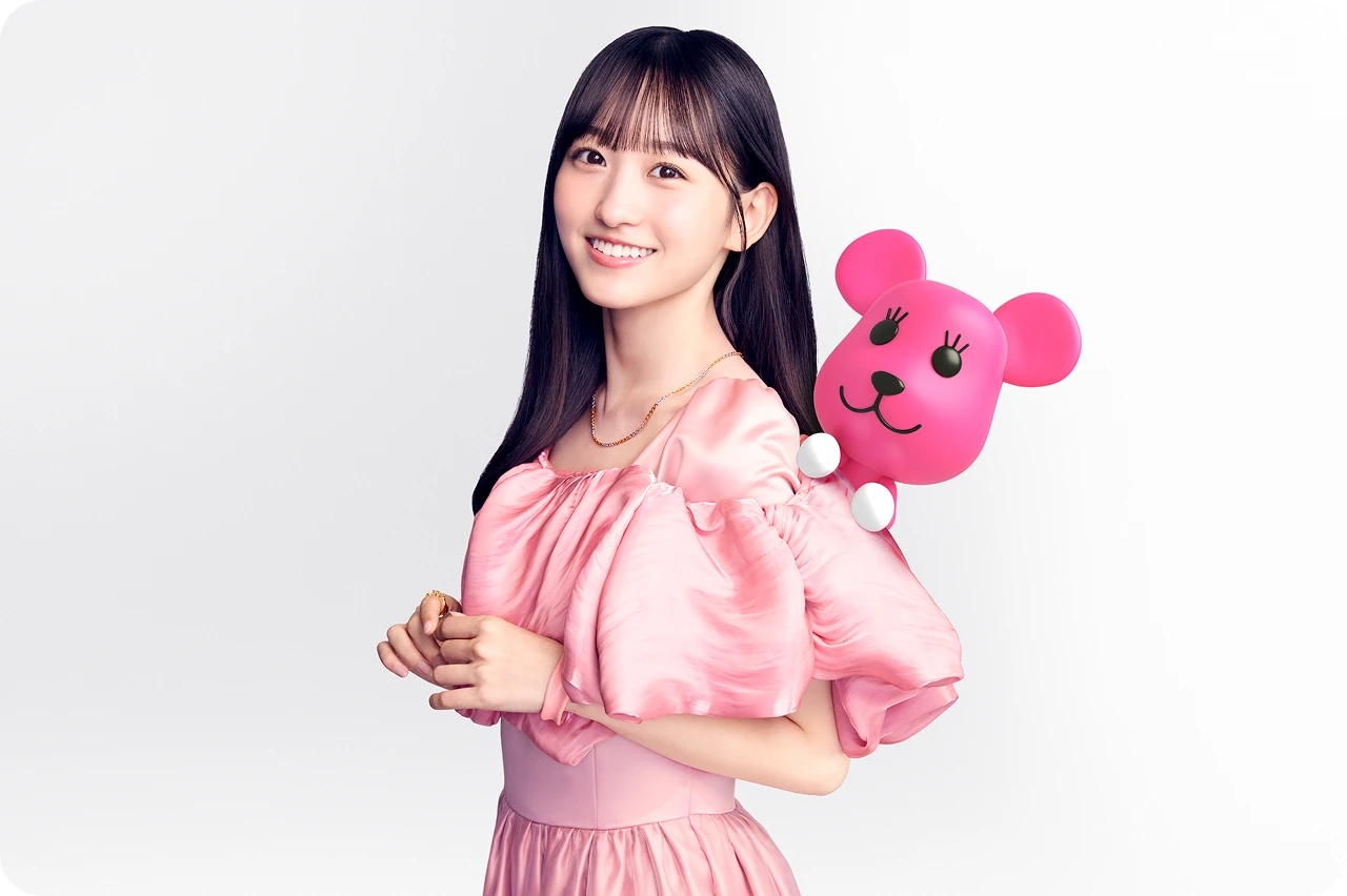 今月のメンバーと感動モモの写真