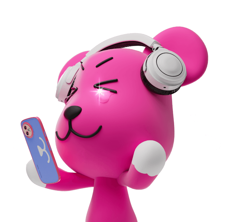 音楽を​聴いて​感動する​モモ