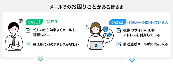 メールでお困りごとがある皆さま