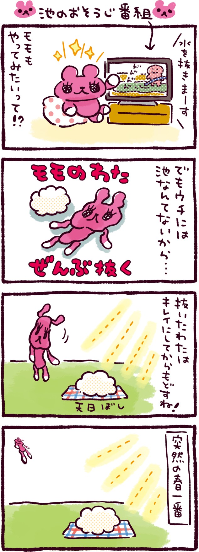 池のおそうじ番組